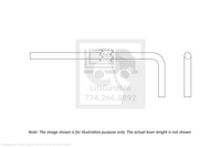 Waltco Liftgate Part Number u25270 | latch release lever