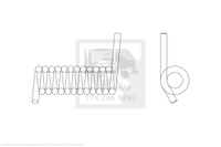 Waltco Liftgate Part Number u25301 | torsion spring platform da rh