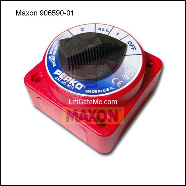 Maxon Liftgate Disconnect Switch 906590-01