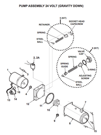 Maxon Liftgate Part 250100-24 power unit - 24 volt only