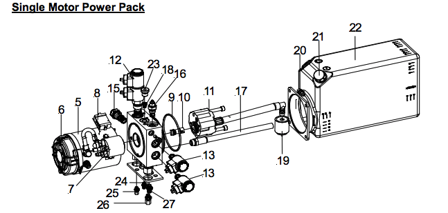 Palfinger ILD+ Power Unit - P2019902A - Contact us for pricing or replacement number.