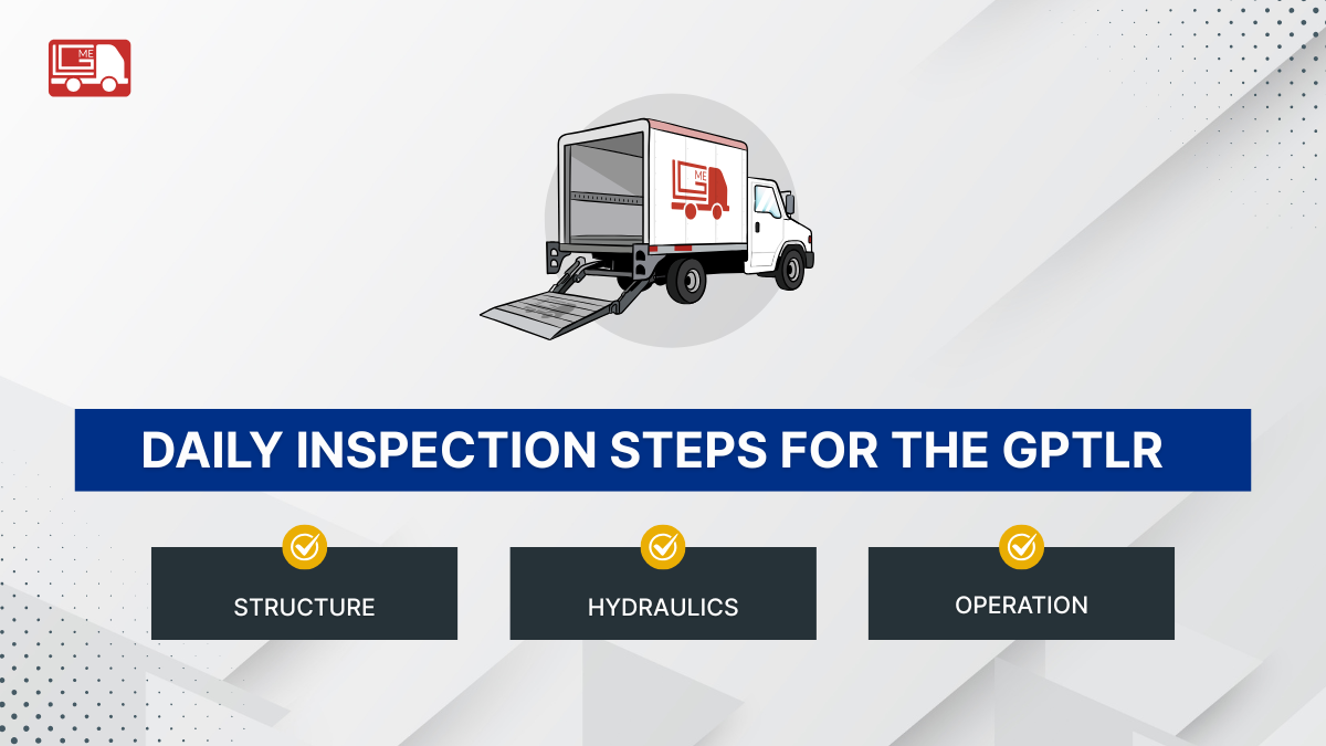 Maxon GPTLR Maintenance: Daily Inspection Checklist for a Tuck Under Liftgate