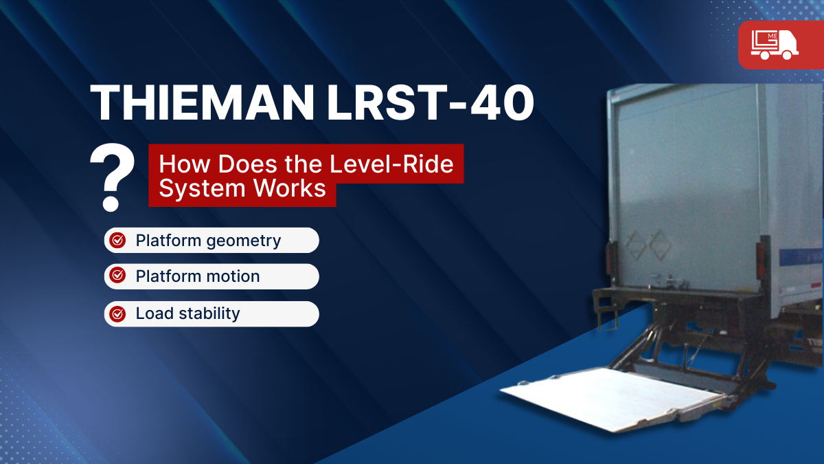 How the Thieman LRST-40 Level-Ride System Works: Platform Motion and Load Stability
