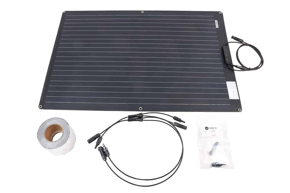 Purkeys image purkeys-500-003 for 500-003-3-Solar-Panel-with-connectors.jpg
