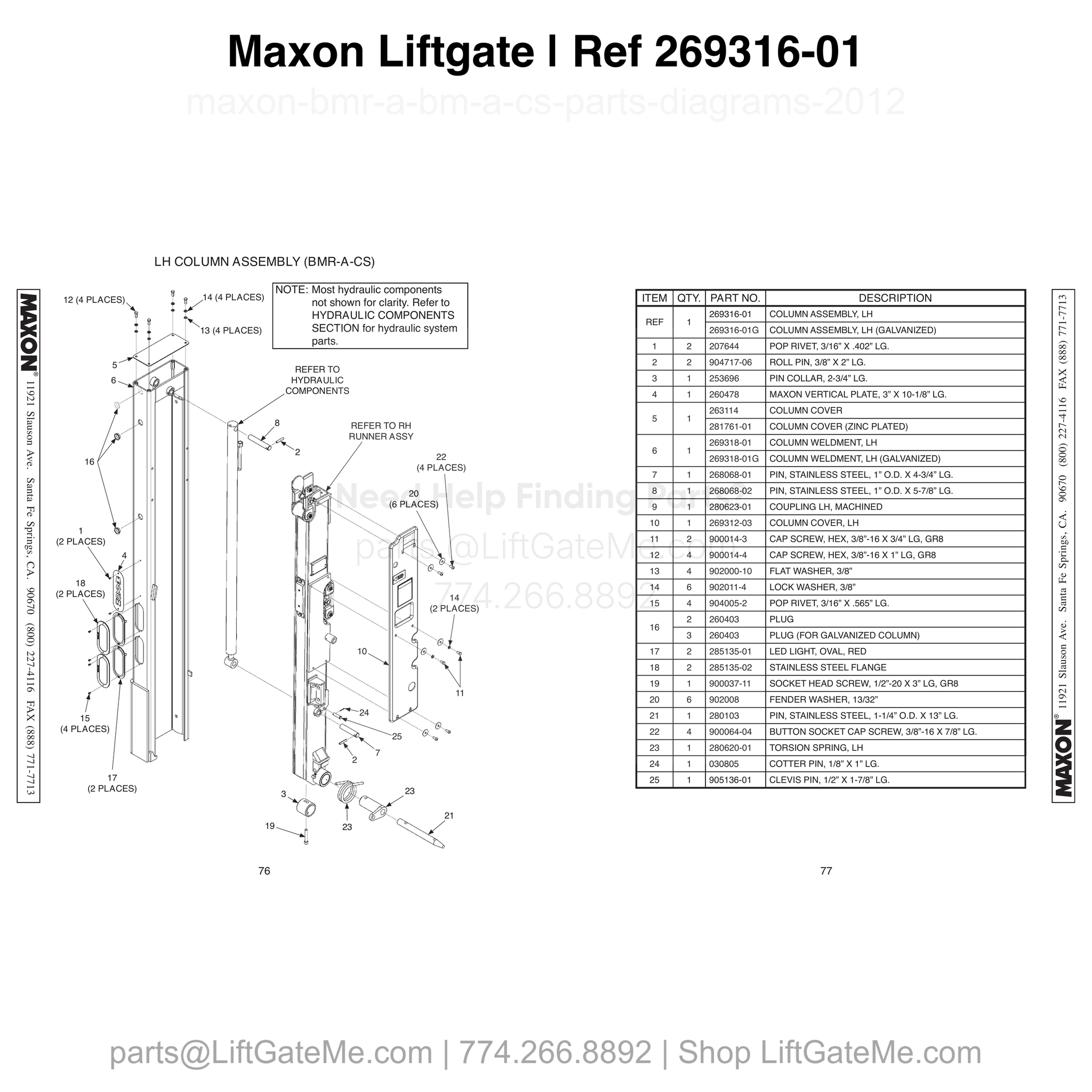 maxon liftgate 12345