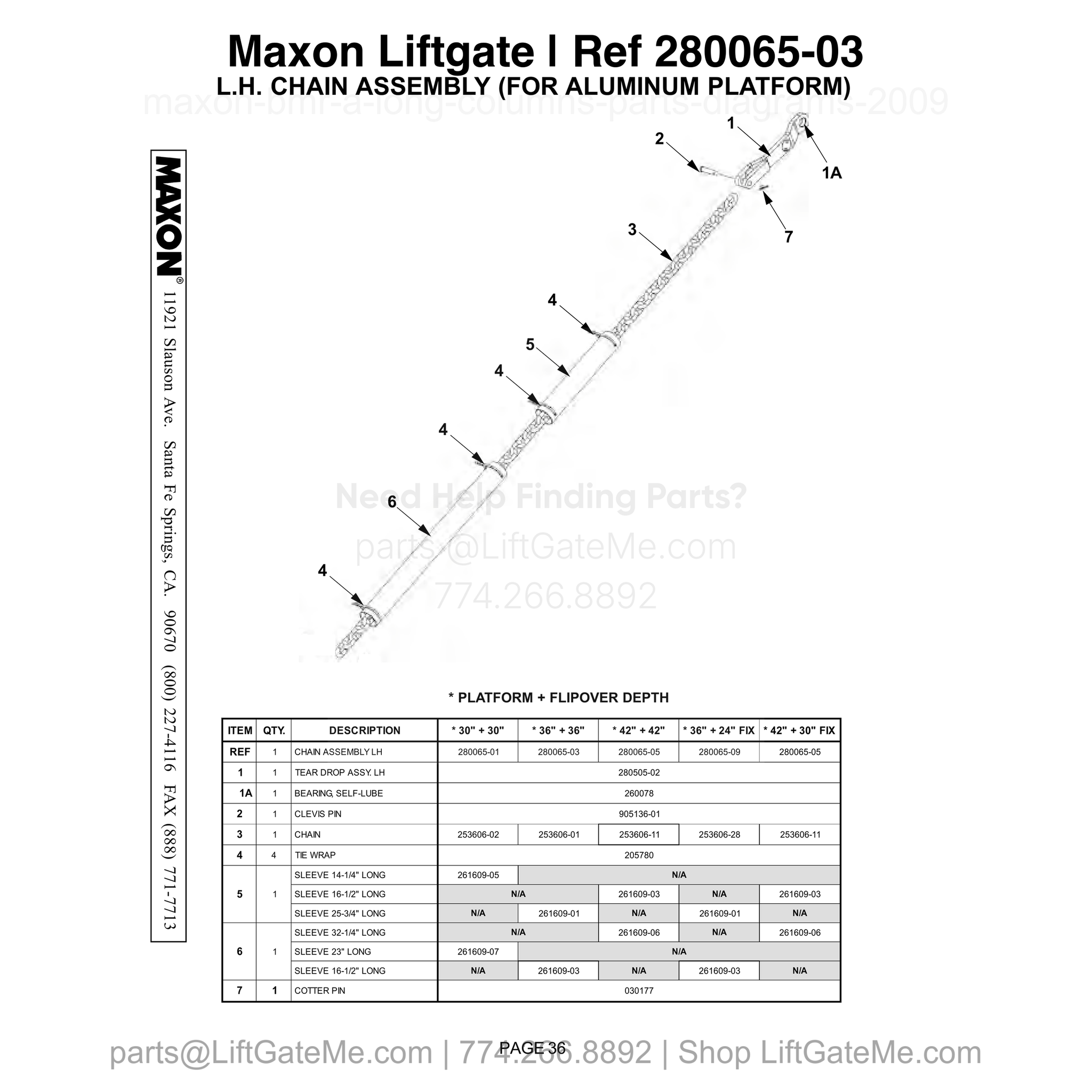 maxon liftgate 12345