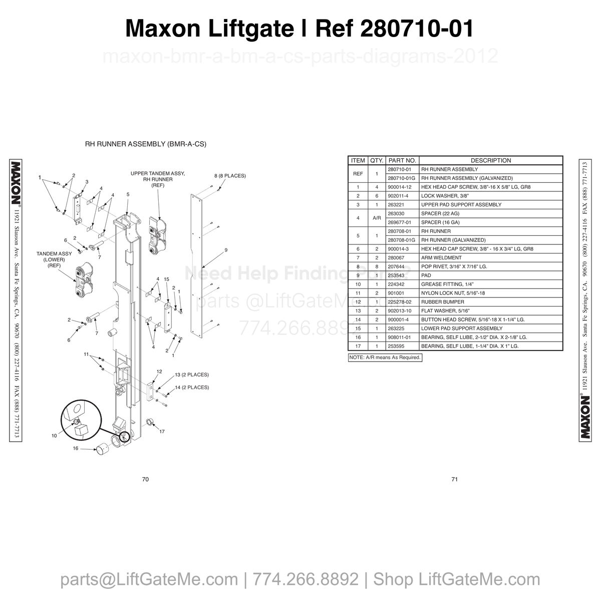 maxon liftgate 12345