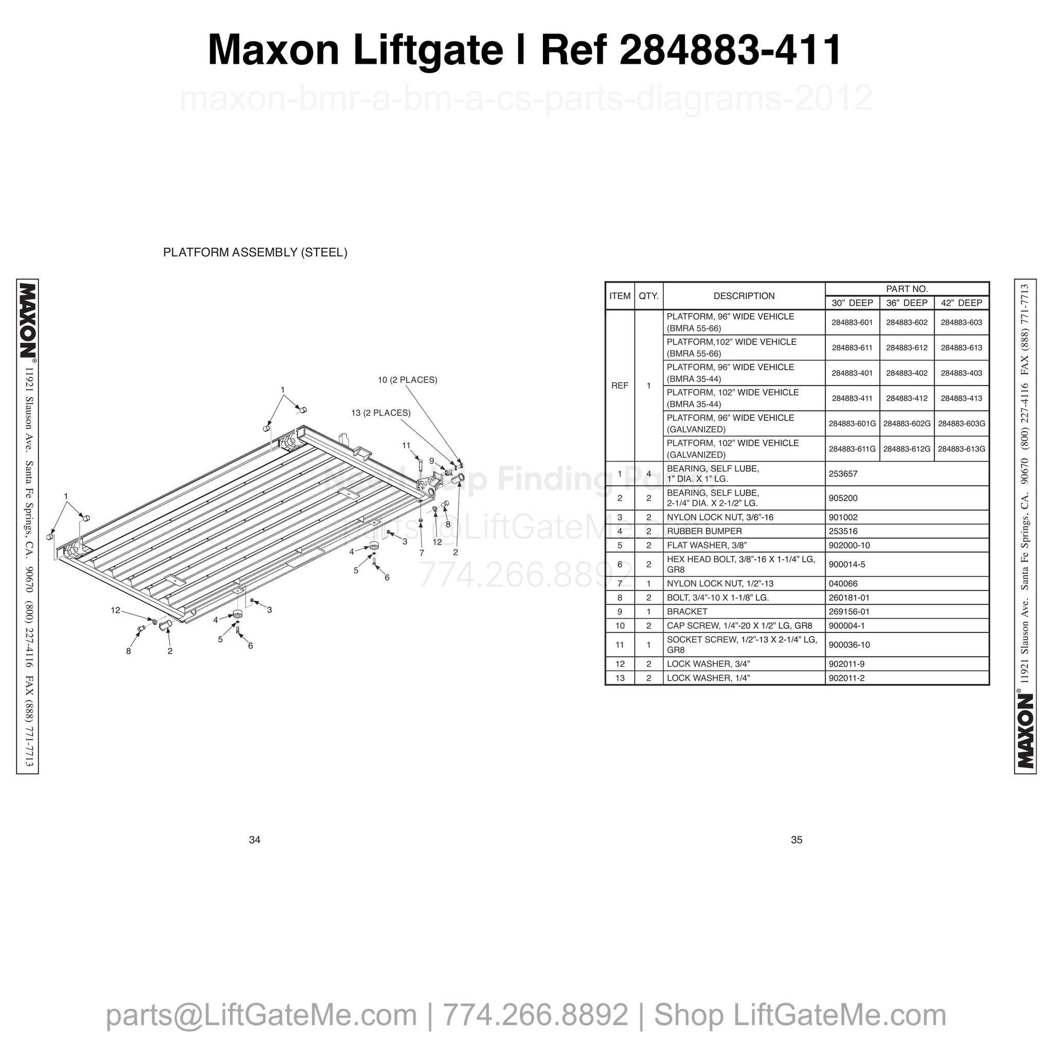 maxon liftgate 12345