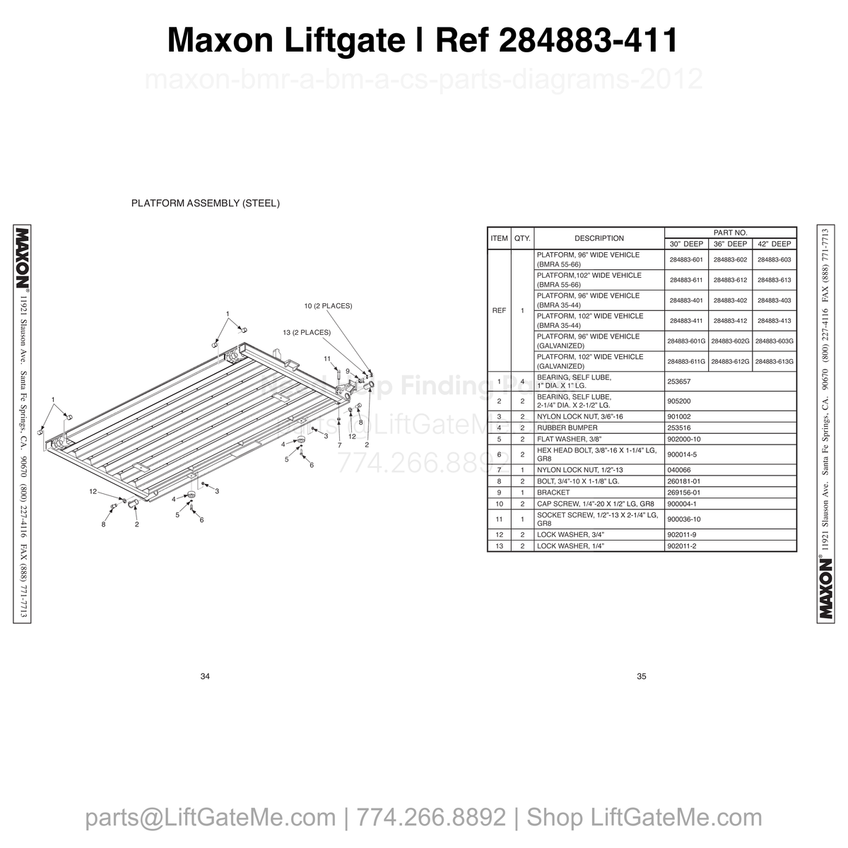 maxon liftgate 12345