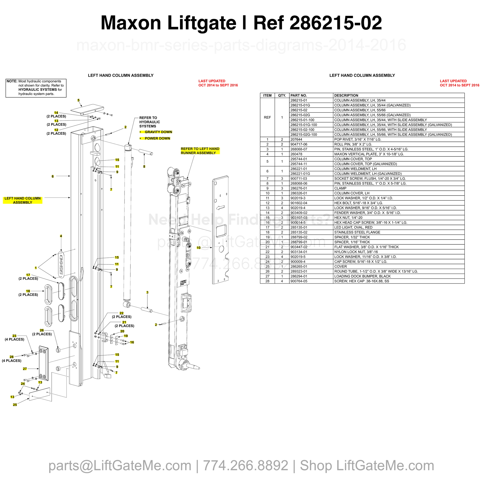 maxon liftgate 12345
