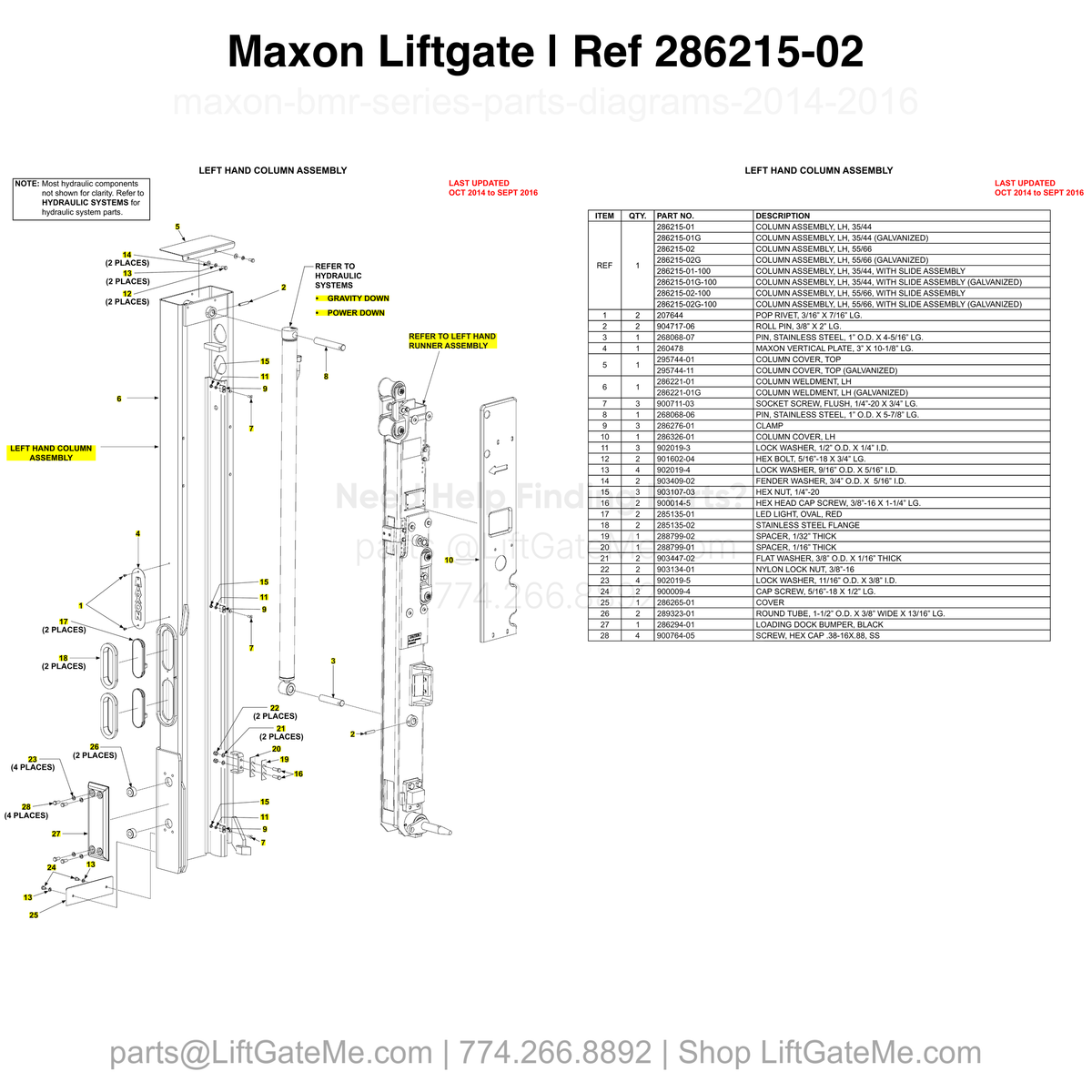maxon liftgate 12345