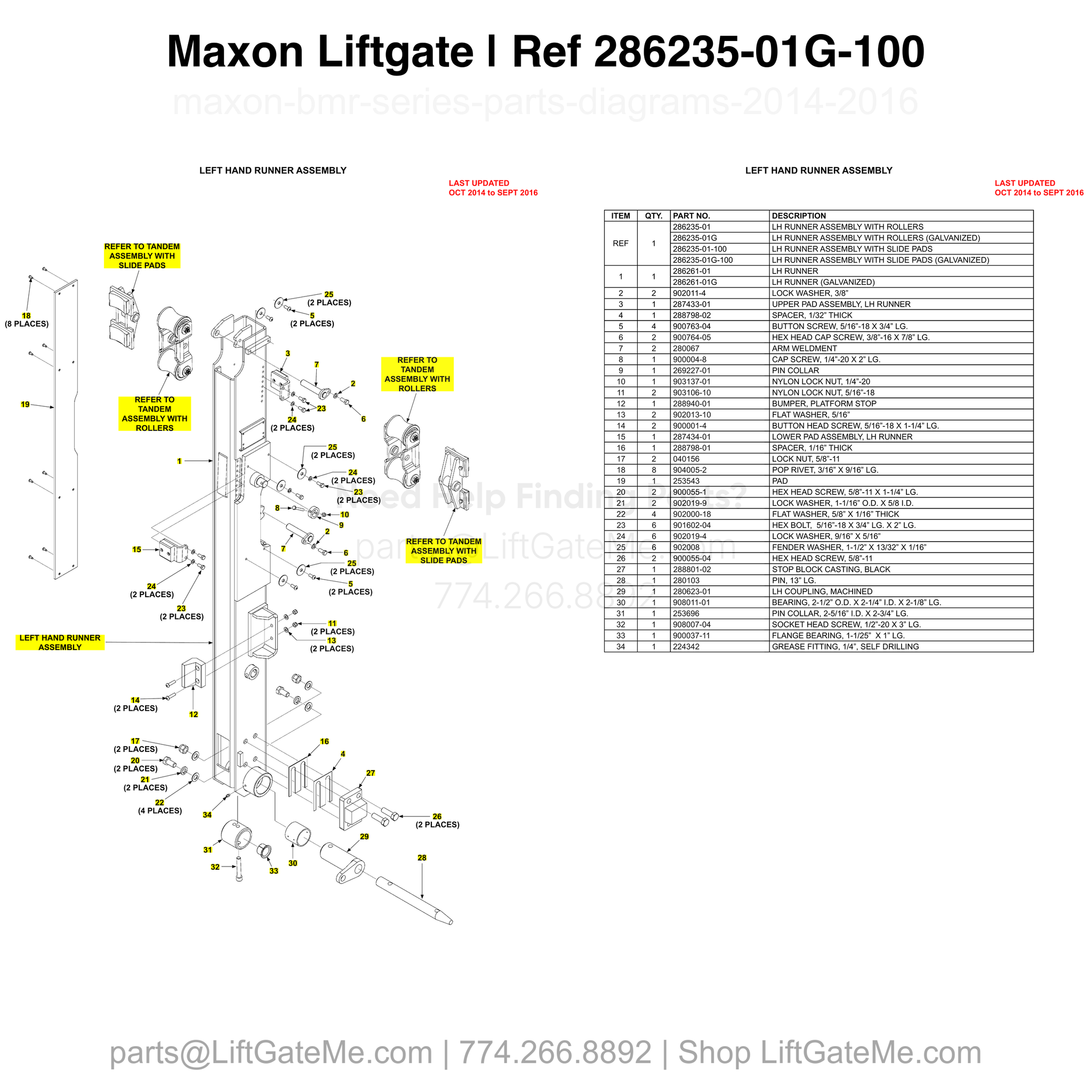 maxon liftgate 12345
