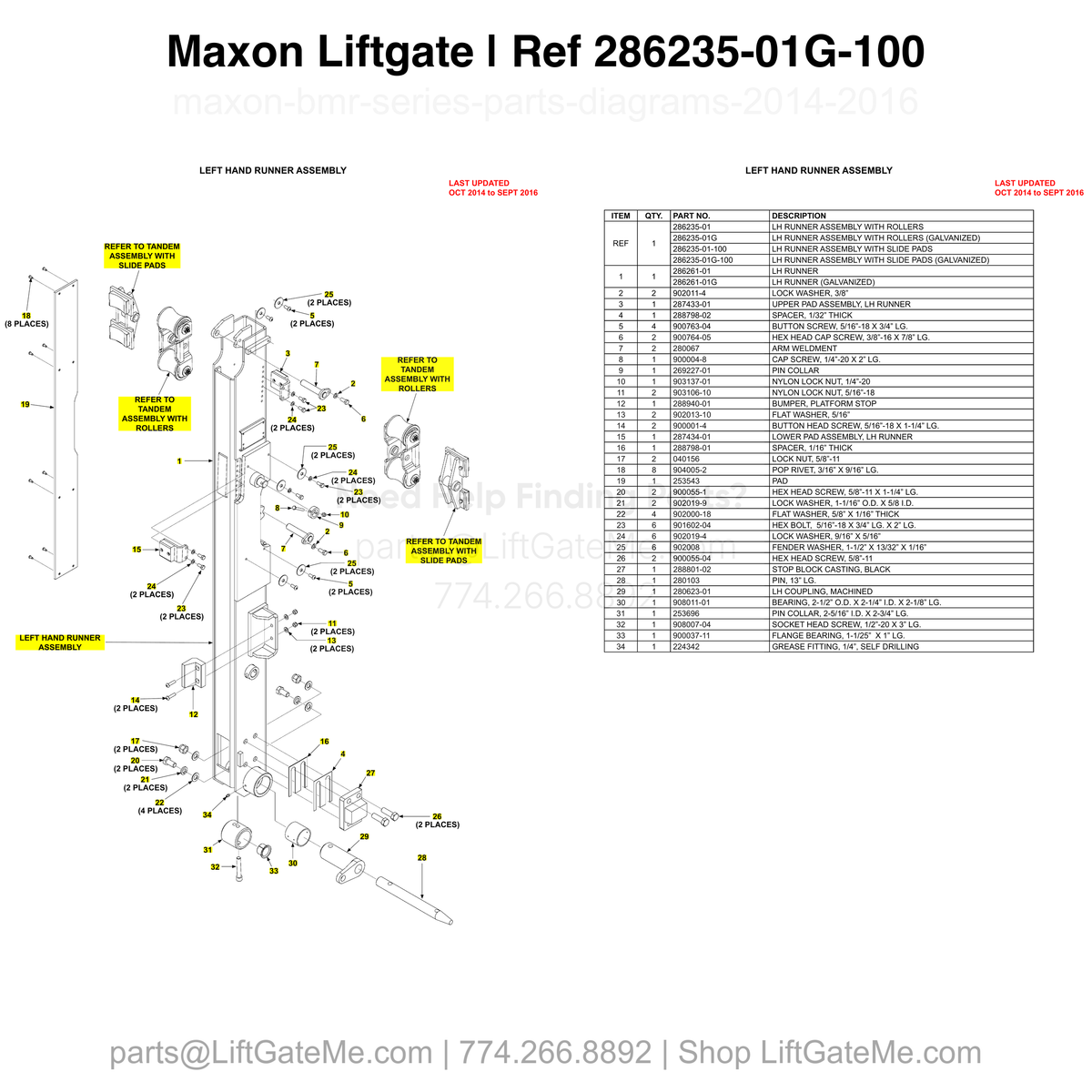 maxon liftgate 12345