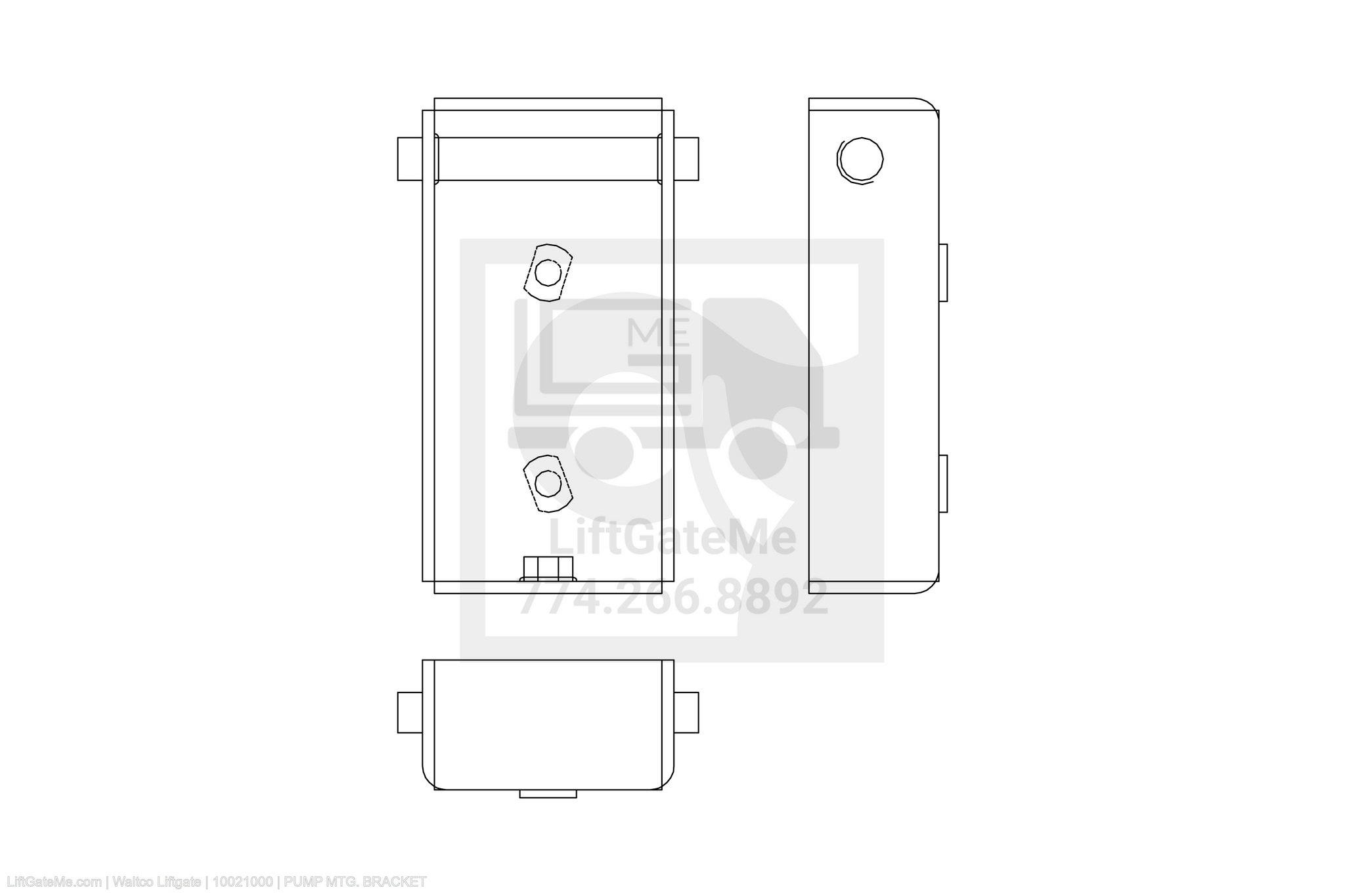 Waltco Liftgate Part Number 10021000 | pump mtg. bracket