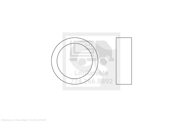 Waltco Liftgate Part Number 10210900 | spacer