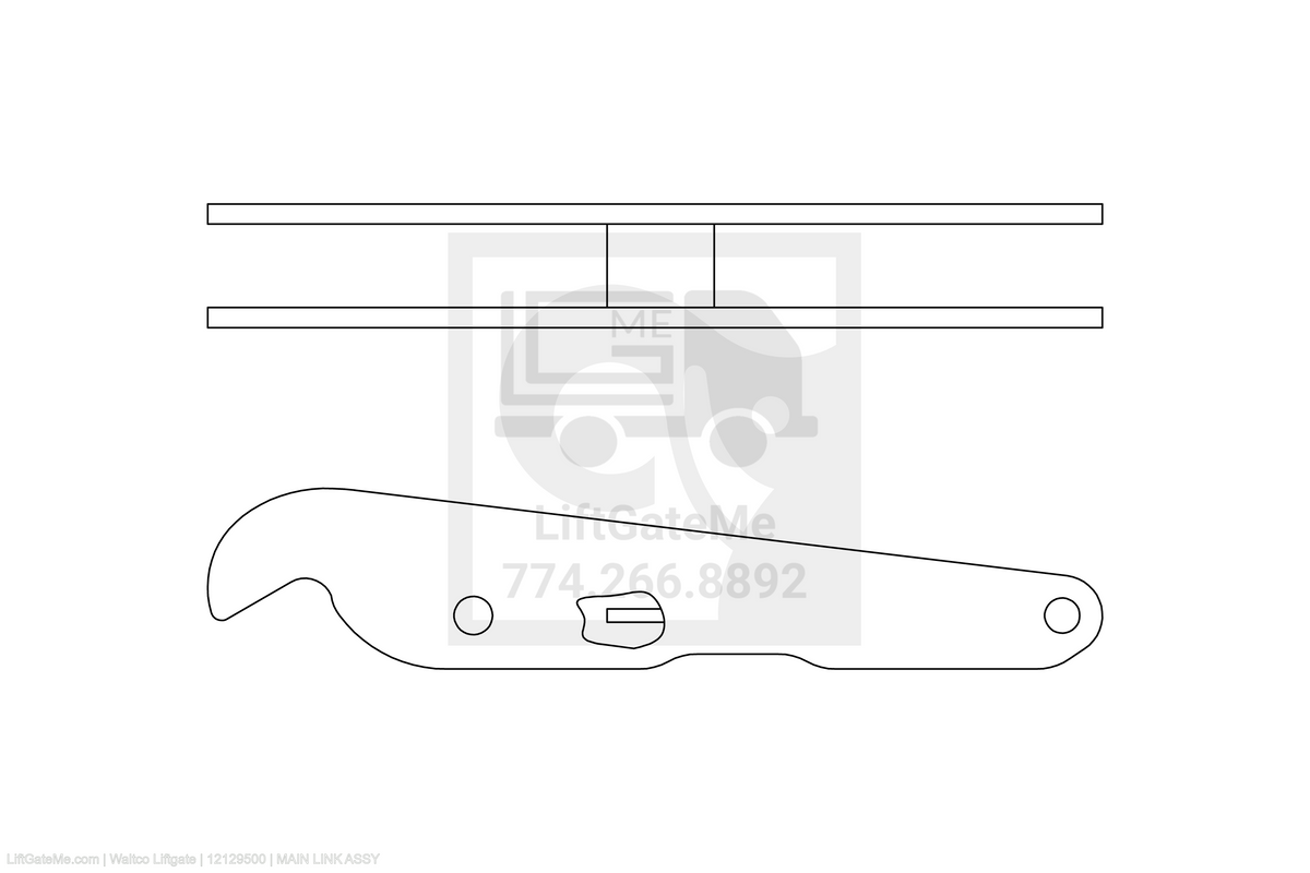 Waltco Liftgate Part Number 12129500 | main link assy