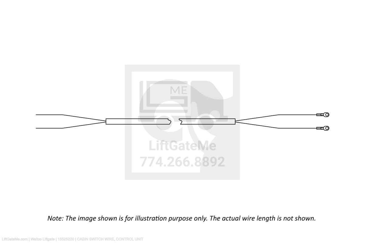 Waltco Liftgate Part Number 15525220 | cabin switch wire, control unit
