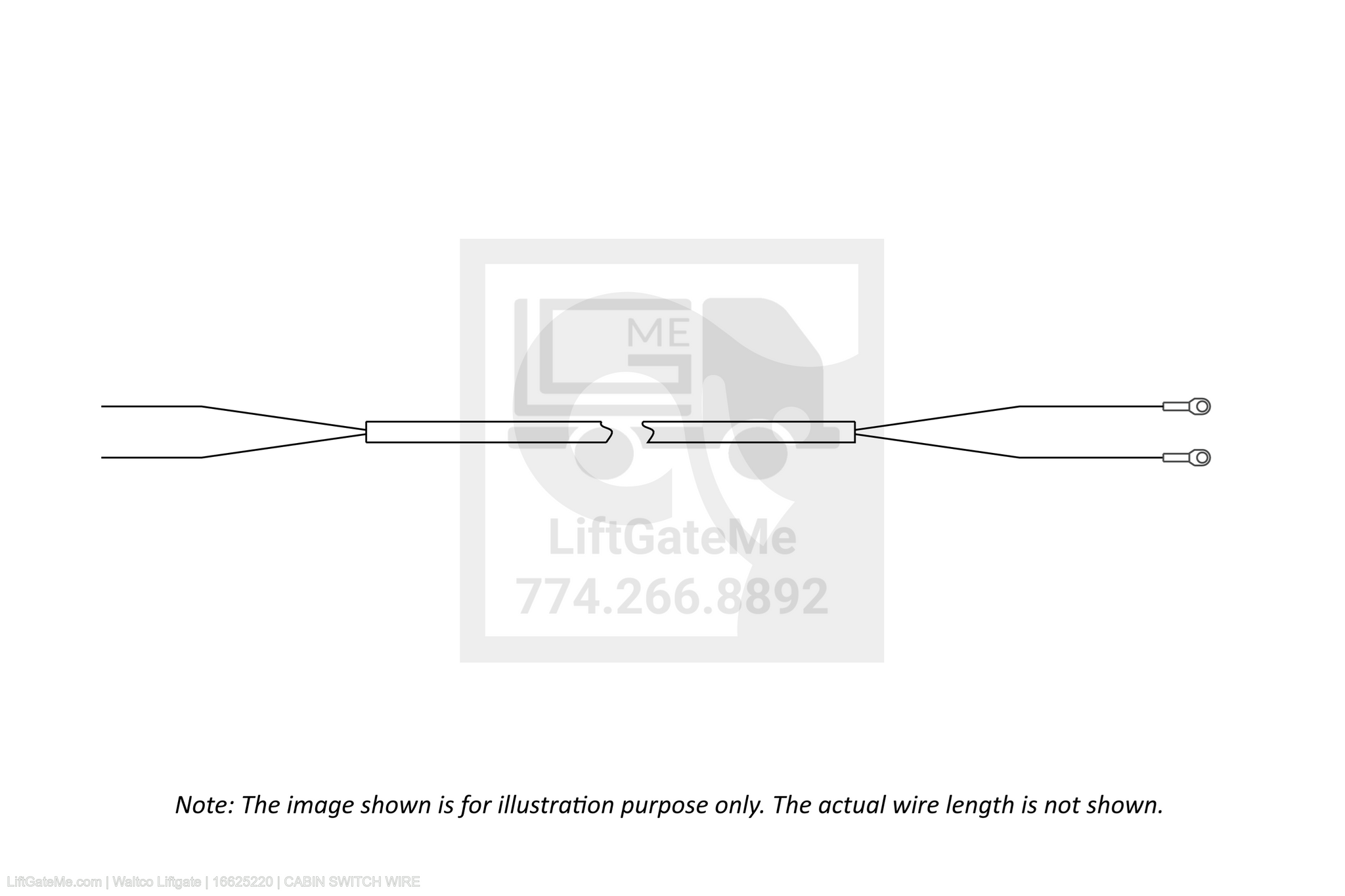 Waltco Liftgate Part Number 16625220 | cabin switch wire