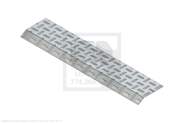 This is an image for a Waltco liftgate Dfp, 12 Ga, 16X72.125, Frm