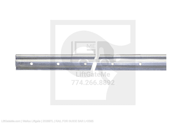 Waltco Liftgate Part Number 20289tl | rail for guide bar l=2585