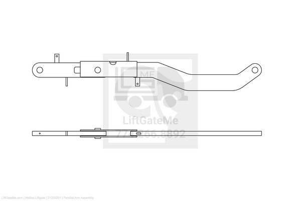 This is an image for a Waltco liftgate Parallel Arm Assembly