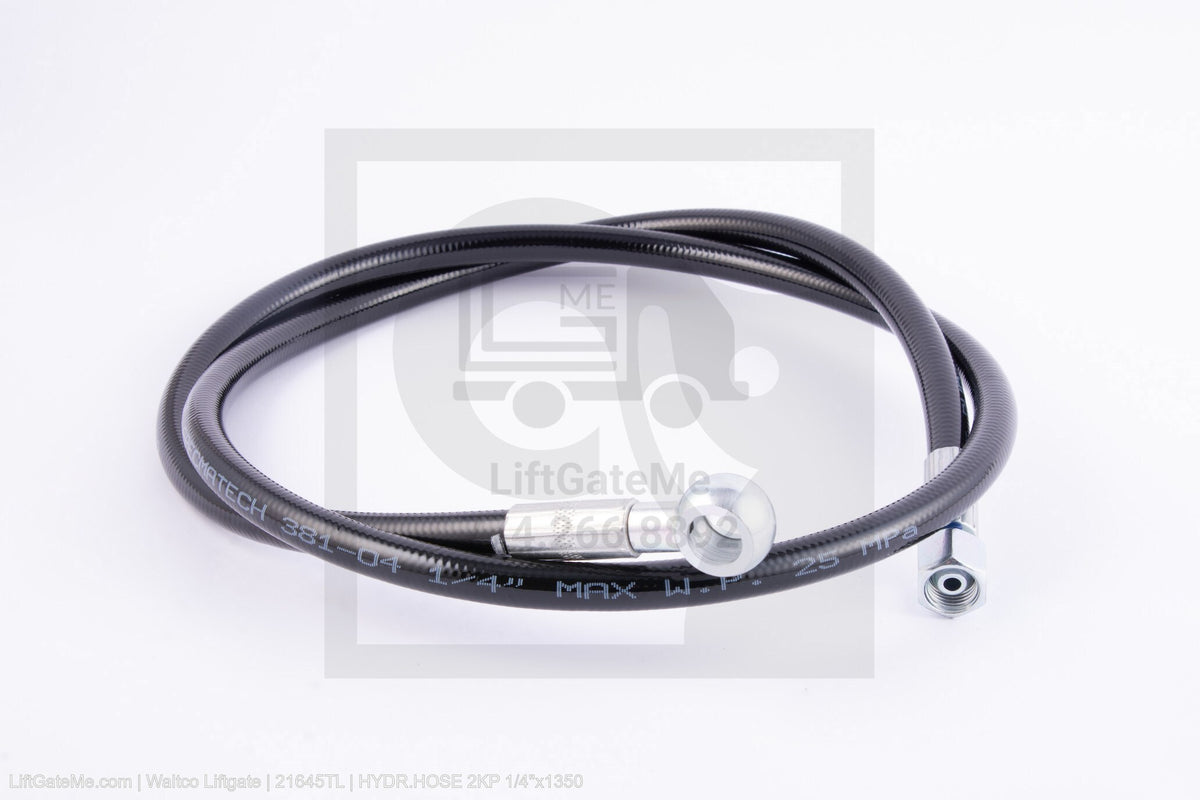 Waltco Liftgate Part Number 21645tl | hydr.hose 2kp 1/4"x1350