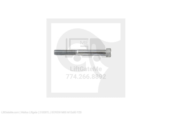Waltco Liftgate Part Number 21828tl | screw m6s m12x80 fzb
