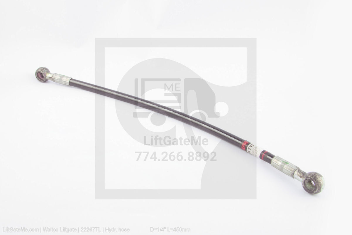 Waltco Liftgate Part Number 22267tl | hydr. hose               d=1/4" l=450mm