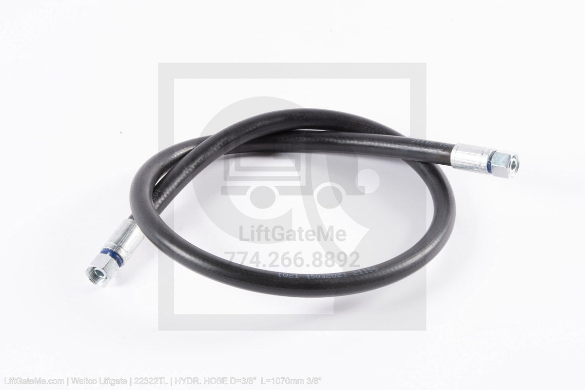 Waltco Liftgate Part Number 22322tl | hydr. hose d=3/8"  l=1070mm 3/8"