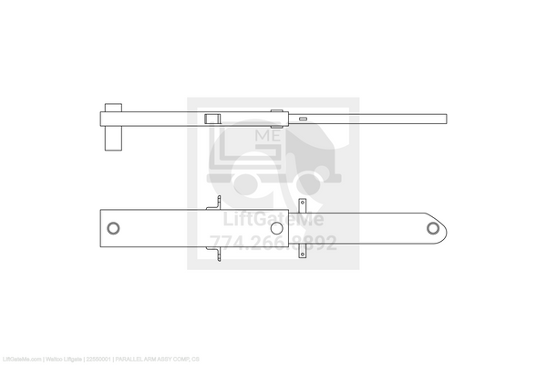 Waltco Liftgate Part Number 22550001 | parallel arm assy comp, cs