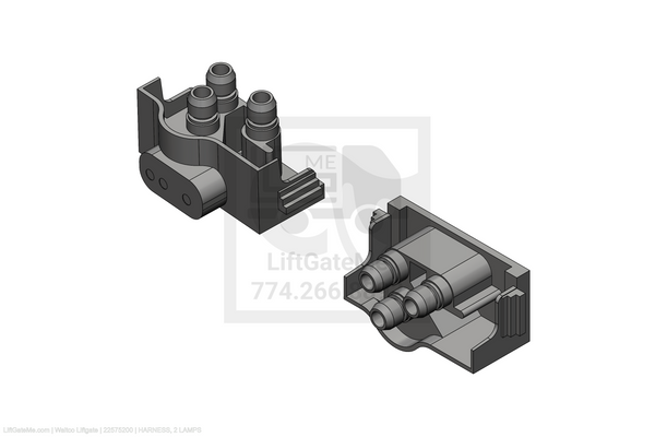 Waltco Liftgate Part Number 22575200 | harness, 2 lamps