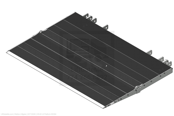 This is an image for a Waltco liftgate Hlf-40 Ltl Platform 60X84