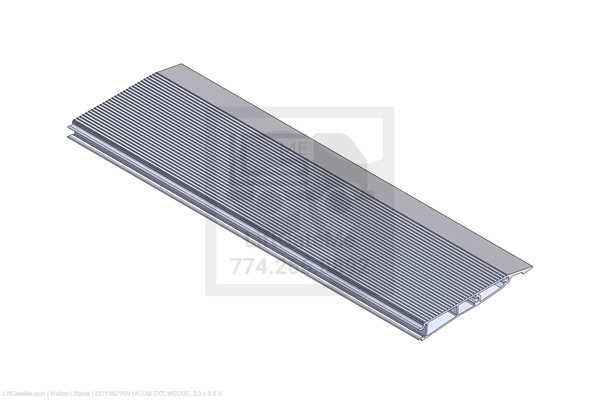 Waltco Liftgate Part Number 22713601kn | alum ext, wedge, 2.0 x 9.5 x