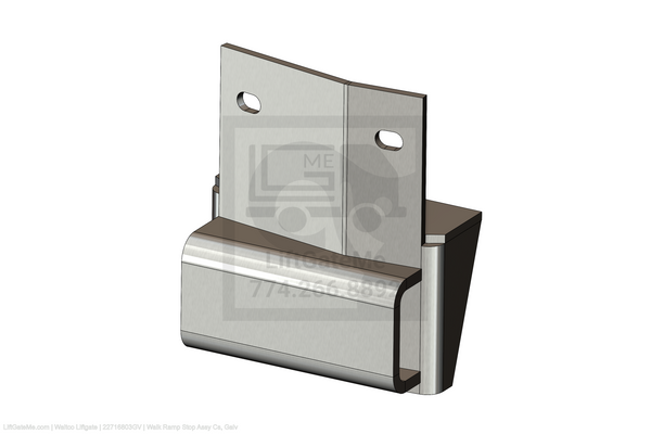 This is an image for a Waltco liftgate Walk Ramp Stop Assy Cs, Galv