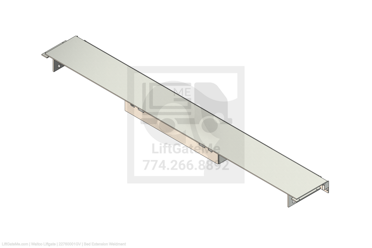 This is an image for a Waltco liftgate Bed Extension Weldment