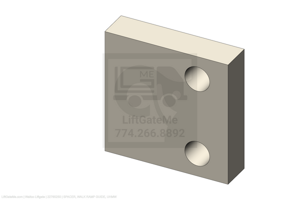 Waltco Liftgate Part Number 22765250 | spacer, walk ramp guide, uhmw