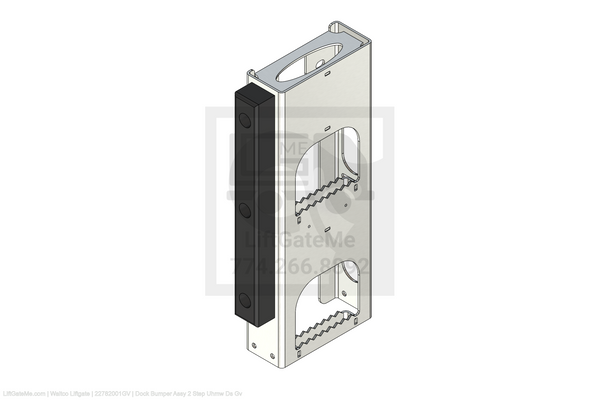 This is an image for a Waltco liftgate Dock Bumper Assy 2 Step Uhmw Ds Gv