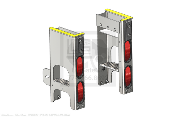 Waltco Liftgate Part Number 22796051gv | kit, dock bumpers, 2-stp, uhmw