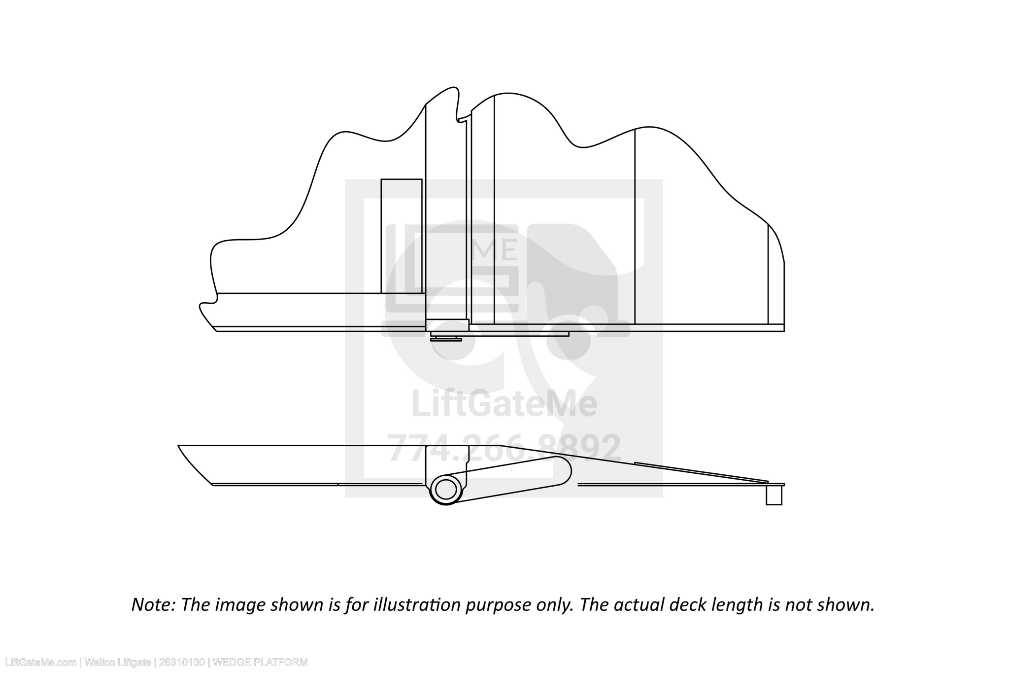 Waltco Liftgate Part Number 26310130 | wedge platform
