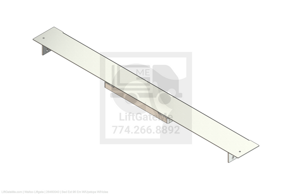 This is an image for a Waltco liftgate Bed Ext 96 Em W/Upstops W/Holes