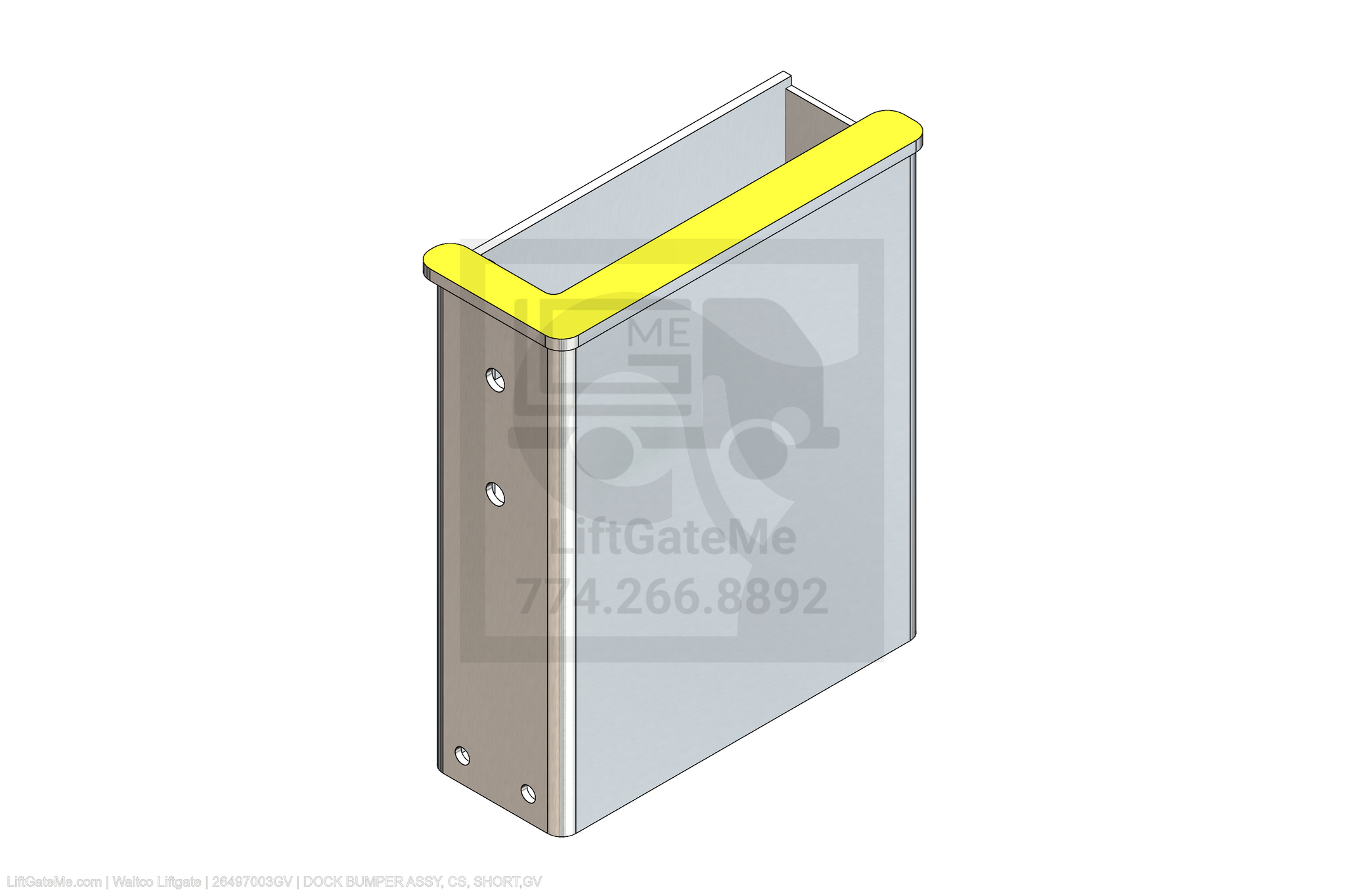 Waltco Liftgate Part Number 26497003gv | dock bumper assy, cs, short,gv
