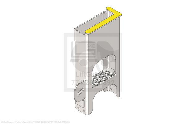Waltco Liftgate Part Number 26497060 | dock bumper weld, 2-step, ds