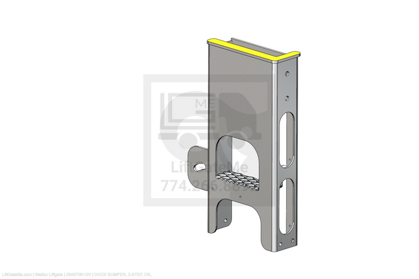 Waltco Liftgate Part Number 26497061gv | dock bumper, 2-step, ds,