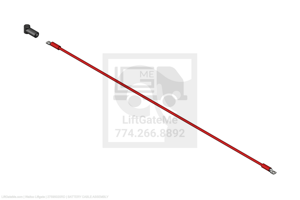 Waltco Liftgate Part Number 27595020rd | battery cable assembly