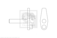 Waltco Liftgate Part Number 31333501 | toggle assembly, latch