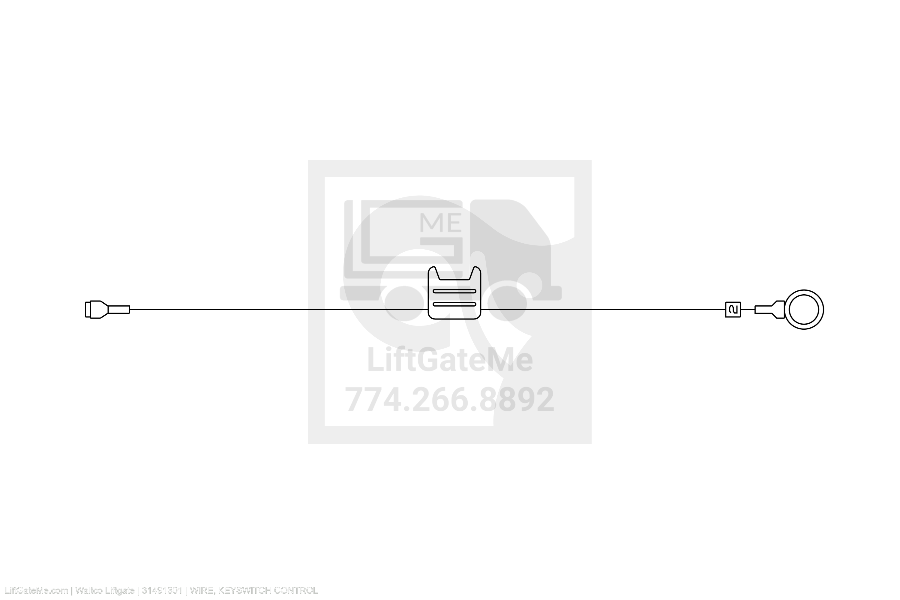Waltco Liftgate Part Number 31491301 | wire, keyswitch control