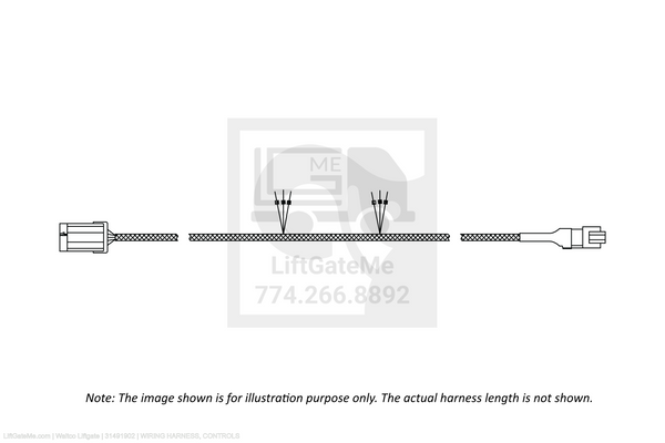 Waltco Liftgate Part Number 31491902 | wiring harness, controls