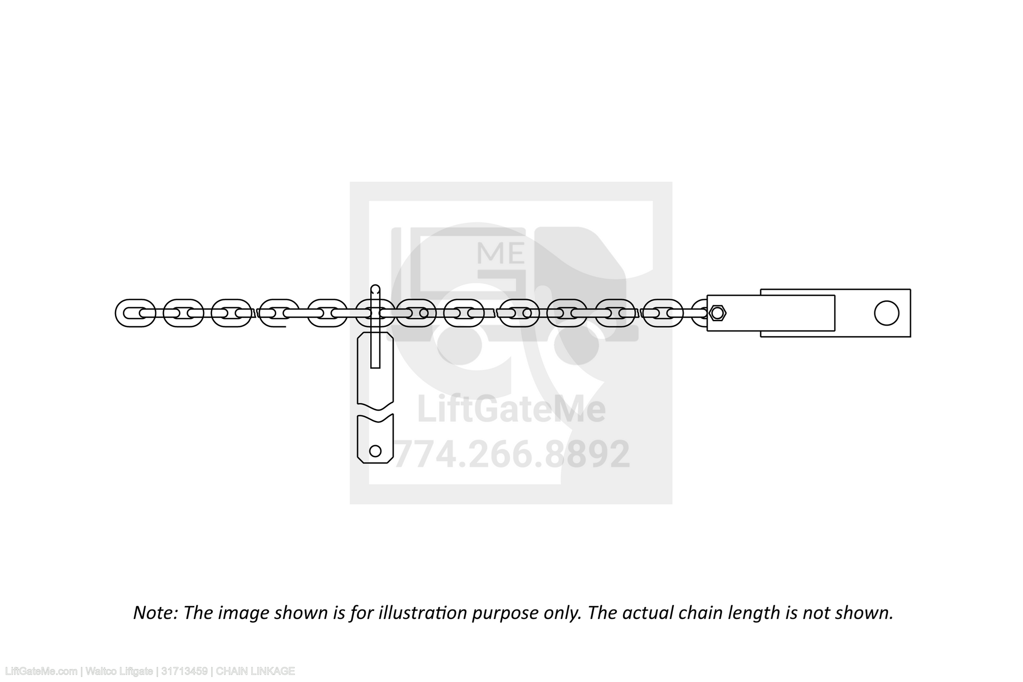 Waltco Liftgate Part Number 31713459 | chain linkage