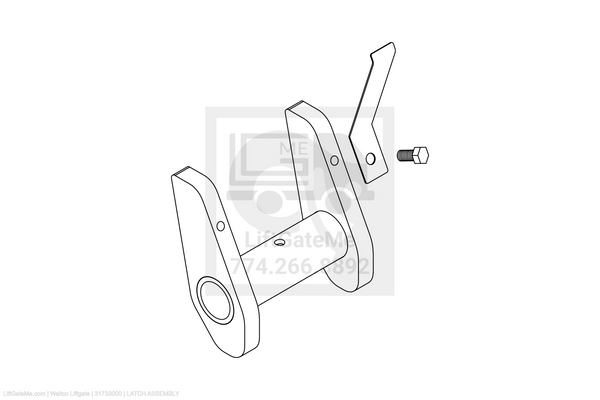 Waltco Liftgate Part Number 31733000 | latch assembly
