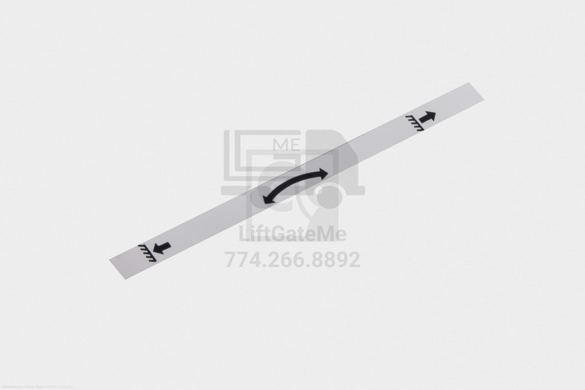 Waltco Liftgate Part Number 33181tl | sticker